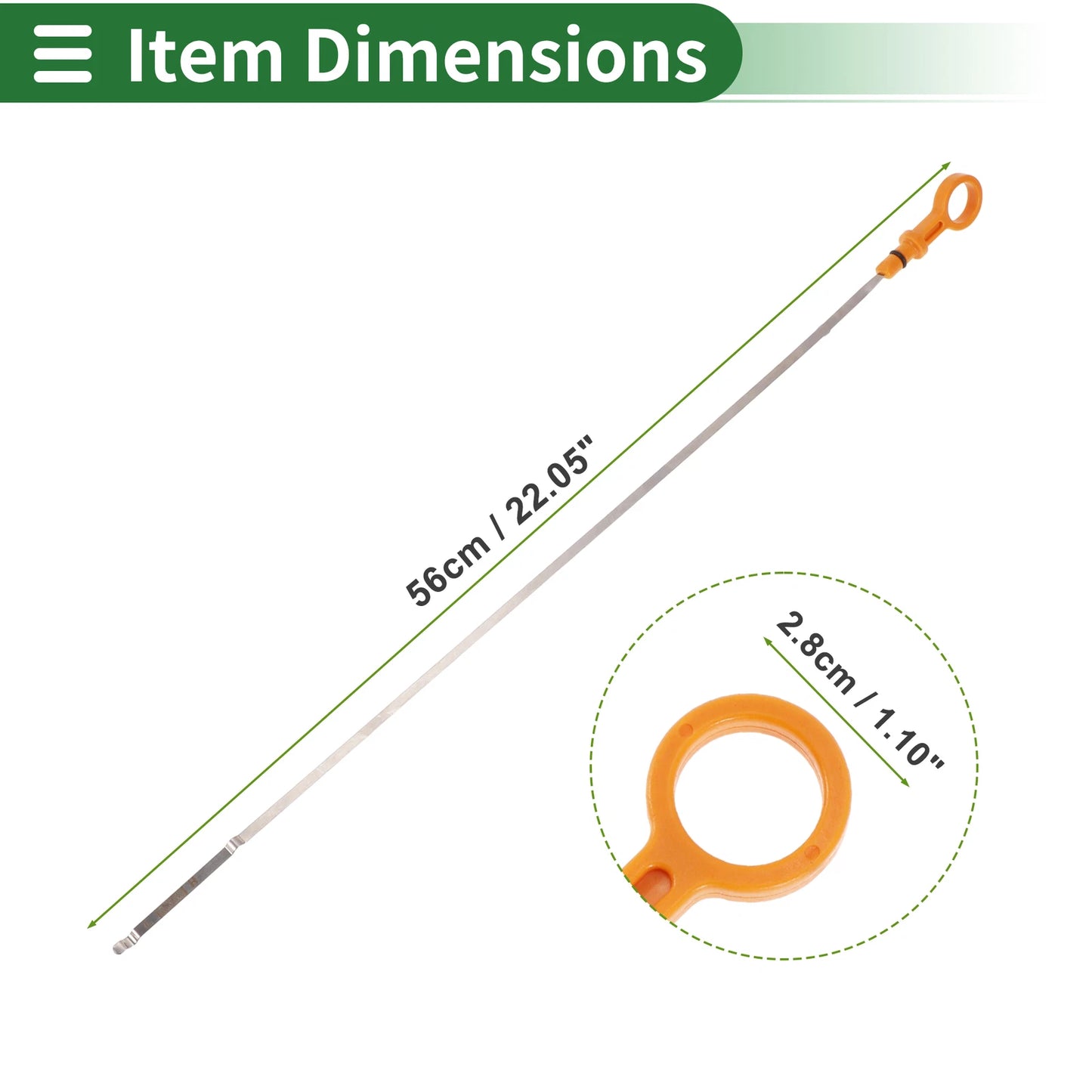 Engine Oil Dipstick for Nissan 180SX (1989-1998)