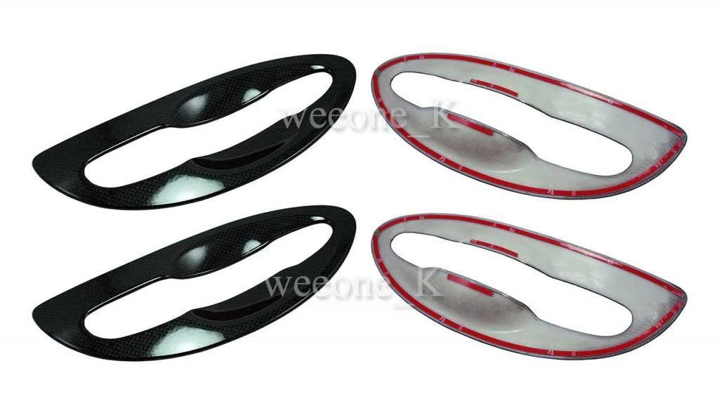 Carbon Door Handle Bowl Cover for Mazda2 Sedan/Hatchback (2003-2023)