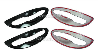Carbon Door Handle Bowl Cover for Mazda2 Sedan/Hatchback (2003-2023)
