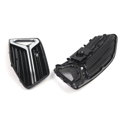 Front Bumper Fog Light Grill Covers for Audi A6 C8 (2019–2023)