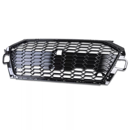 Glossy Black RS4 Style Front Grille for Audi A4/S4/RS4 (2021-2024)
