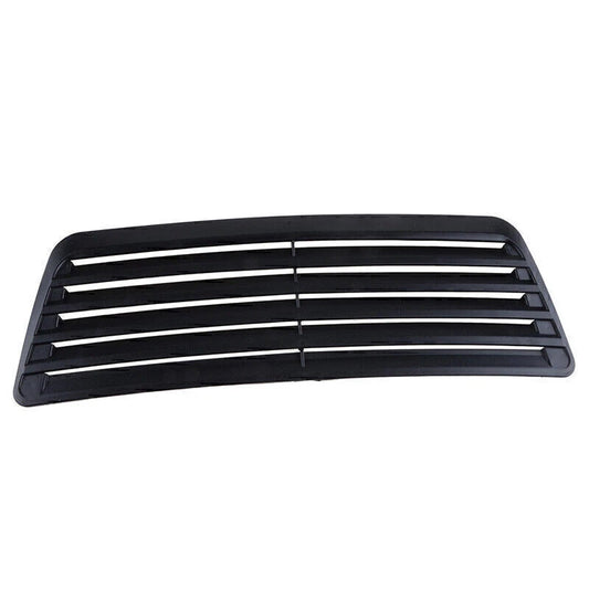 2 x Hood Vent Louver Scoop Cover for Universal Black ()