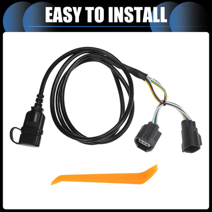 4-Pin Trailer Wiring Harness for Jeep Wrangler JK (2007-2018)
