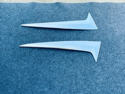 Rear Window Spoiler Side Cover Trim for 2021-2023 Toyota Sienna ABS Chrome 2 x
