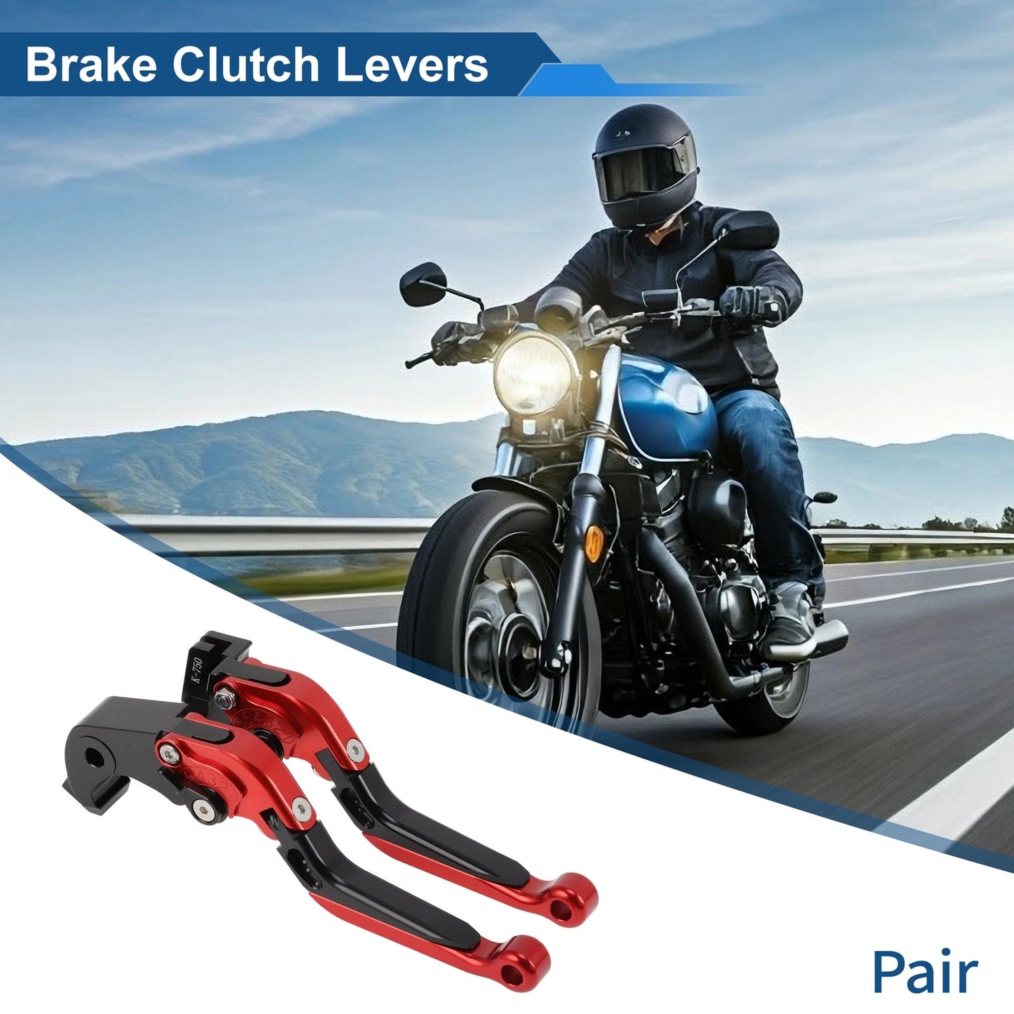 Brake Clutch Levers / Adjustable Short/Long for Kawasaki ZX6R (2019–2025)