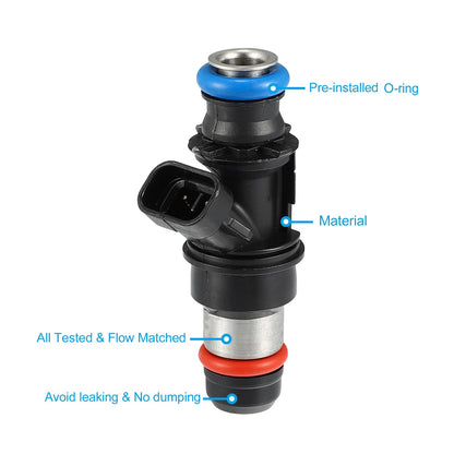4 x Car Fuel Injector Nozzle for Chevy S10 Base LS 2.2L (2000 - 2003)