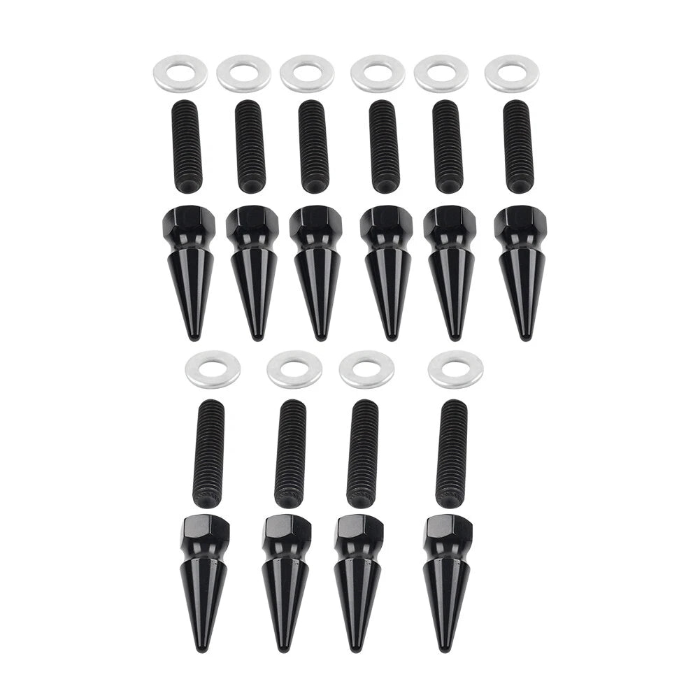 10pc Rear Mudguard Strut Bolts for Harley Softail FXST, FLSTN, Fat Boy