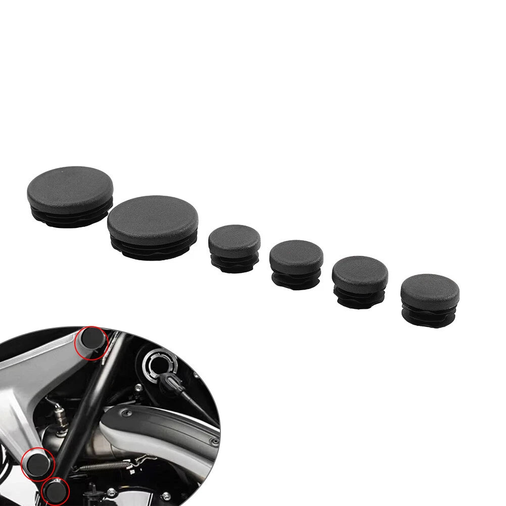 Motorcycle Frame Hole Cover Caps 6 x Plugs for Ducati Scrambler 400 800 (2013-2020)