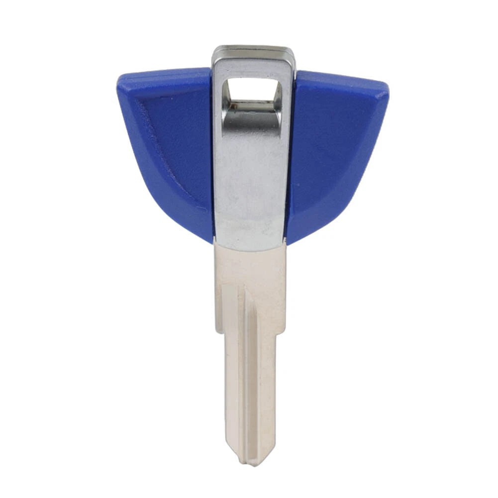 Uncut Blank Blade Key Blue for BMW G310GS, G310R, GT, F700, F800GS, C650