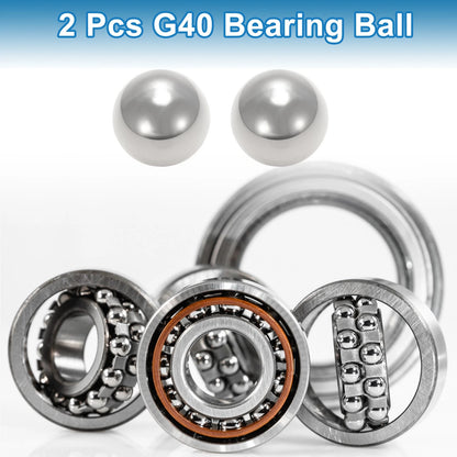 Bearing 31.0mm Ball Bearing Steel G40 Precision Silver Tone 2 x for Make Model