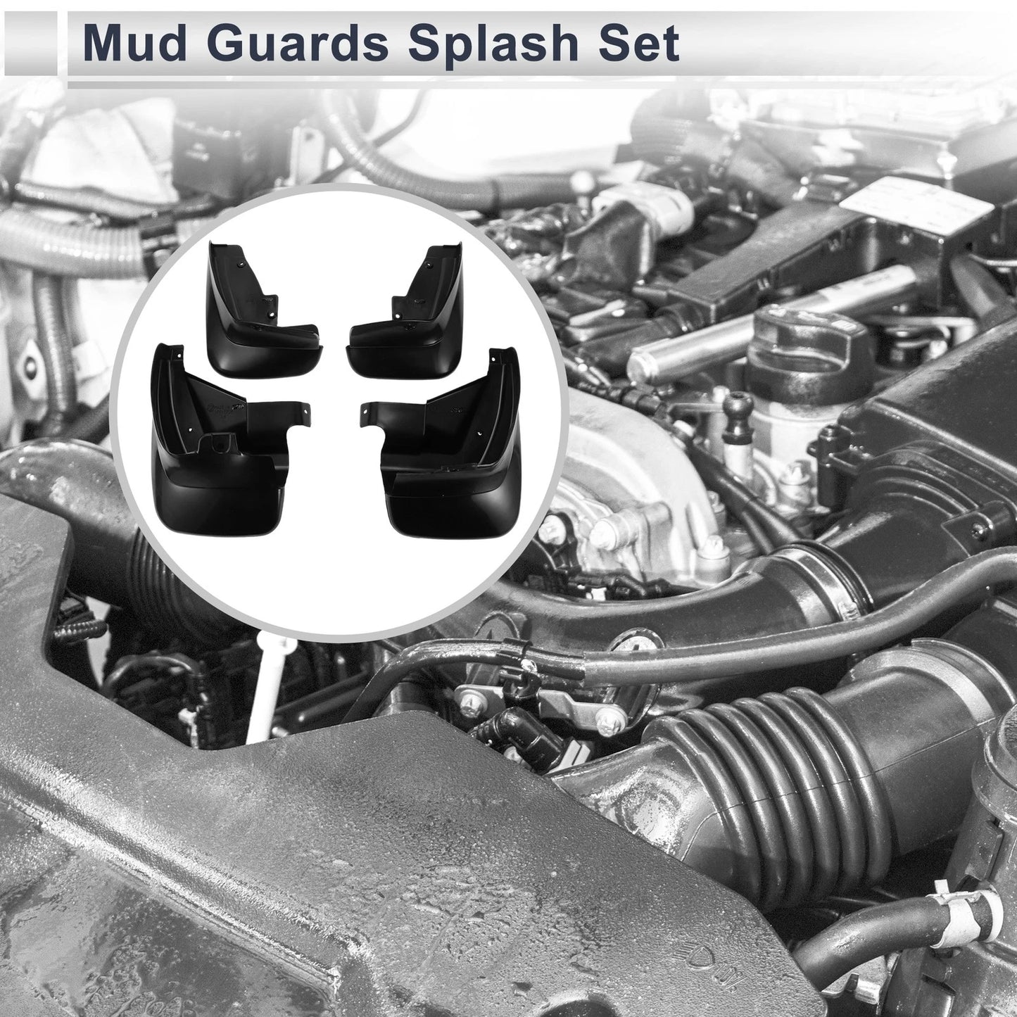 Mud Flaps Splash Guards 1 x Set for Subaru Forester (2005-2008)