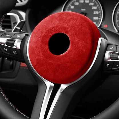 Red Leather Steering Wheel Cover for BMW M-Sport F20 F22 F30 F32 F10 (2012-2019)