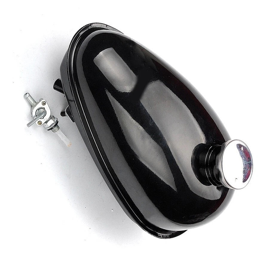 Metal Gas Tank Accessory With Cap for Motorized Bicycle Bike