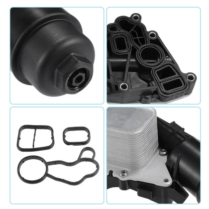 Engine Oil Cooler & Filter for BMW i8 (2014-2020) 2 x Oil Filters & Cooler