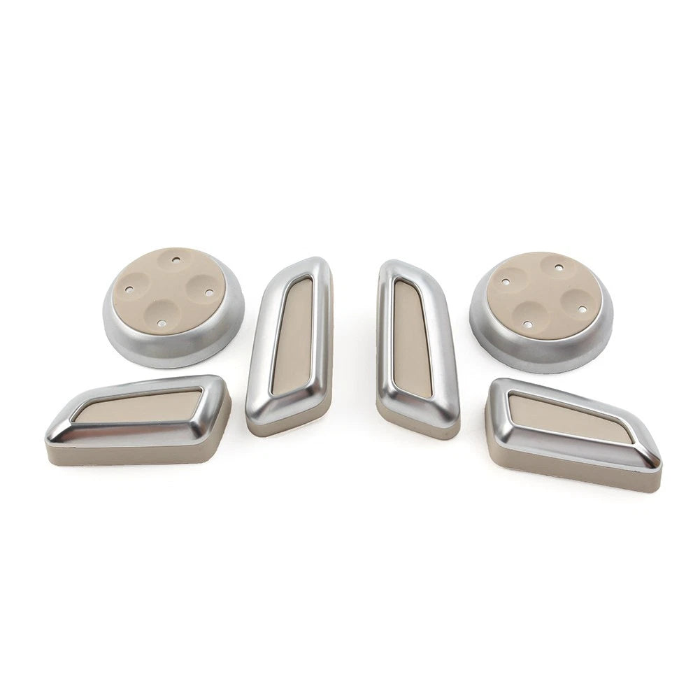 Beige Seat Switch Adjustment Button Cover for Audi A3 A4 A5 A6 A7 Q3 Q5