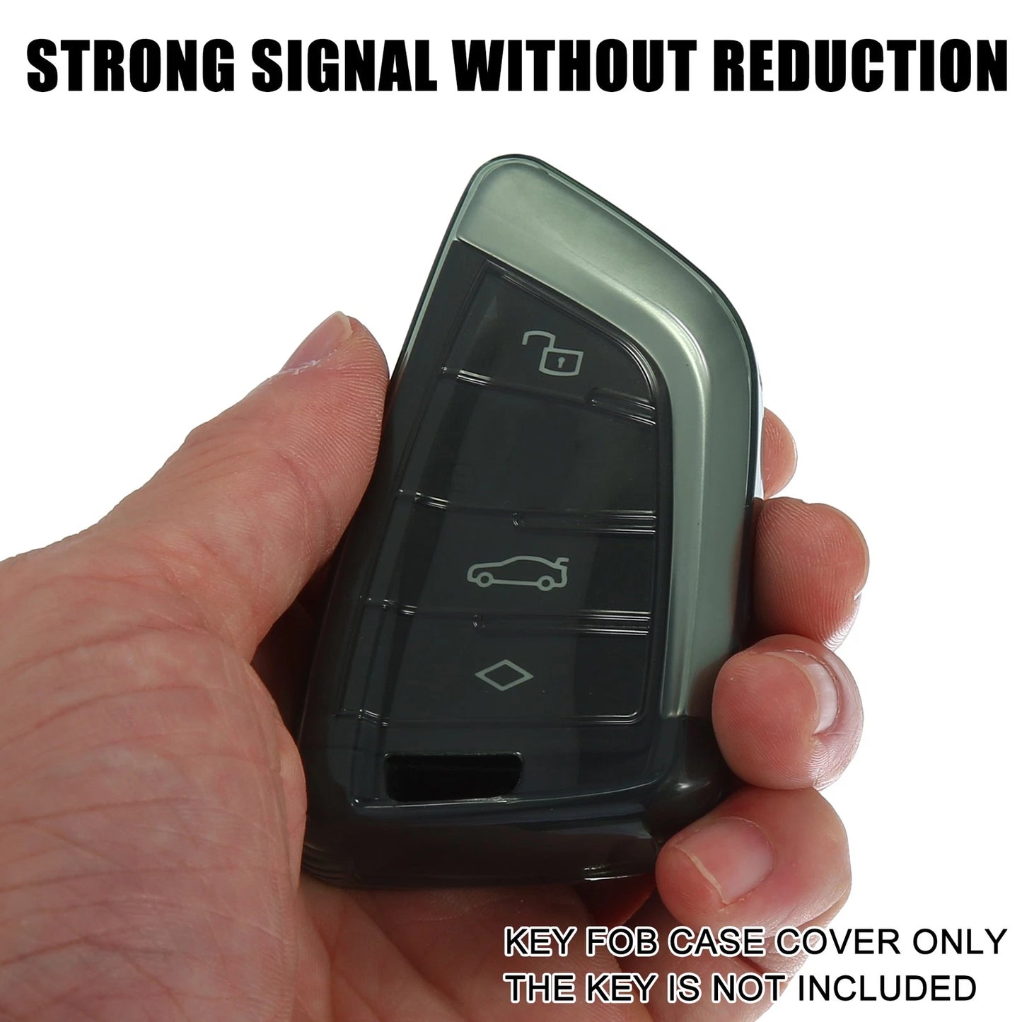 Key Fob Remote Control Cover TPU for BMW 1 2 3 5 6 Series (2011-2023)