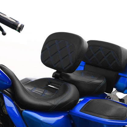 Driver Backrest for Harley Touring Road Street Electra Glide (2009-2023)