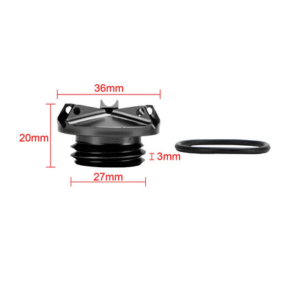Oil Filler Plug Black for Yamaha MT-03, MT-07, MT-10, MT-25 (2016-2023)