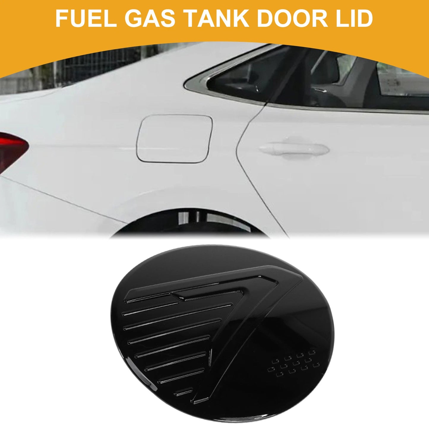 Fuel Tank Door Cap for Subaru Crosstrek 2024-2025 Black Filler Flap Cover