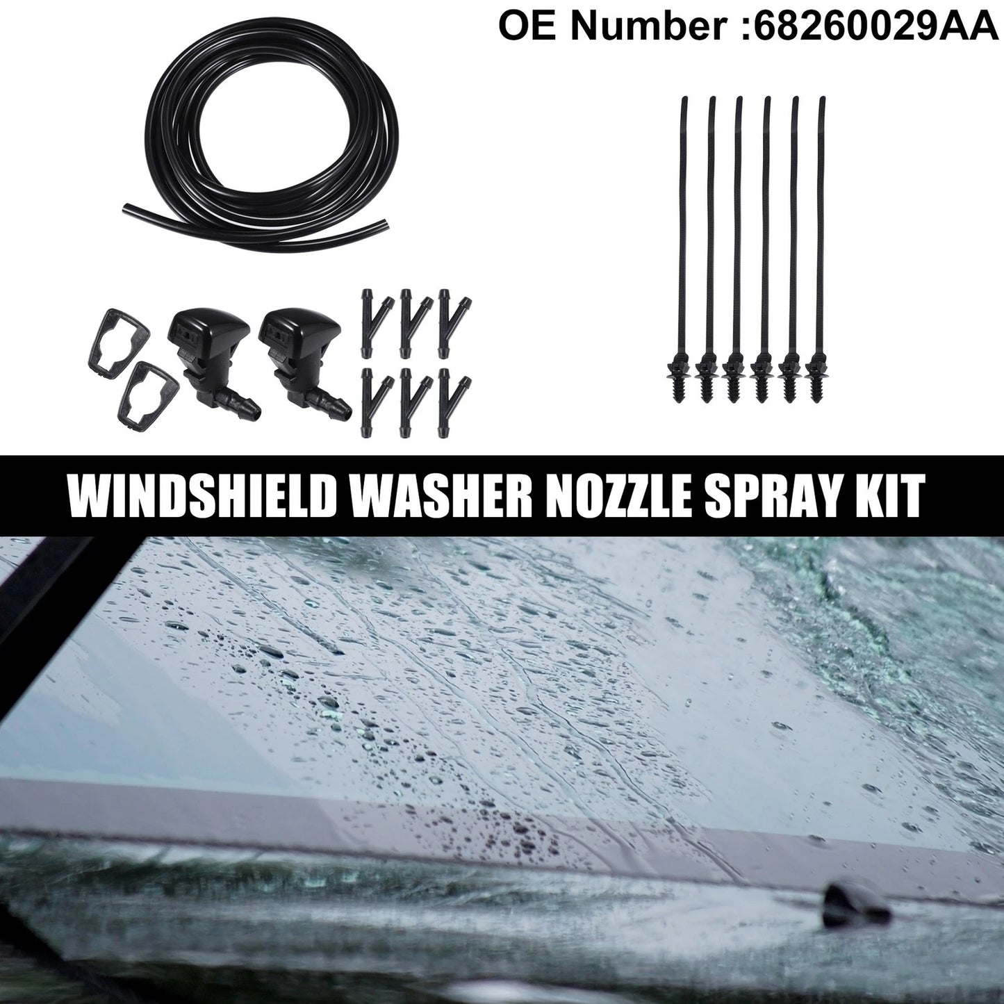 1 x Windshield Washer Nozzle for Chrysler 300
