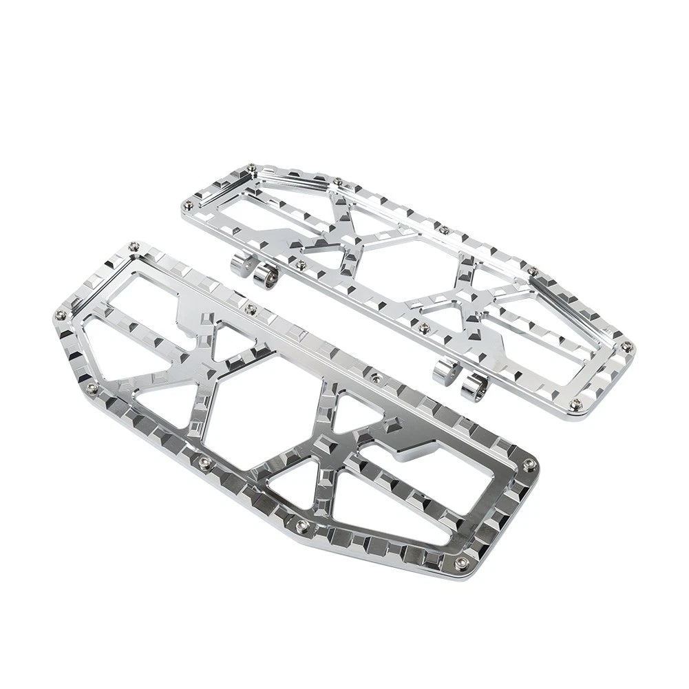 Chrome Rider Driver Floorboards Foot Pegs for Harley Electra Glide
