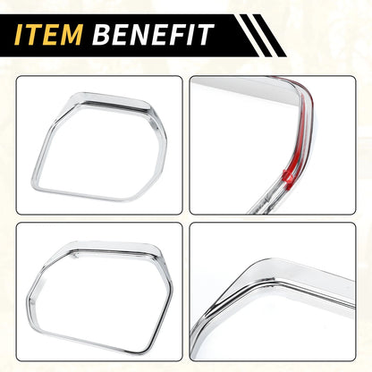 Rearview Mirror Rain Eyebrow Trim for Toyota Tundra (2022-2024)