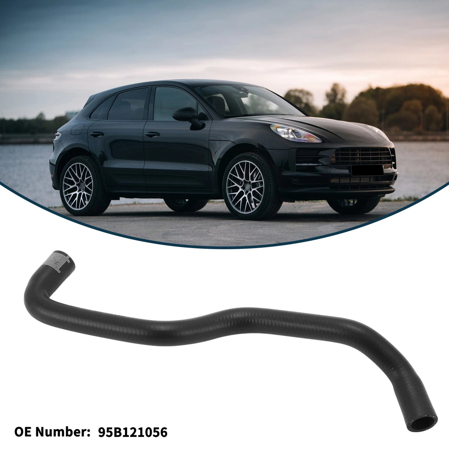 Radiator Hose Rubber Coolant Pipe for Porsche Macan (2017 - 2018)