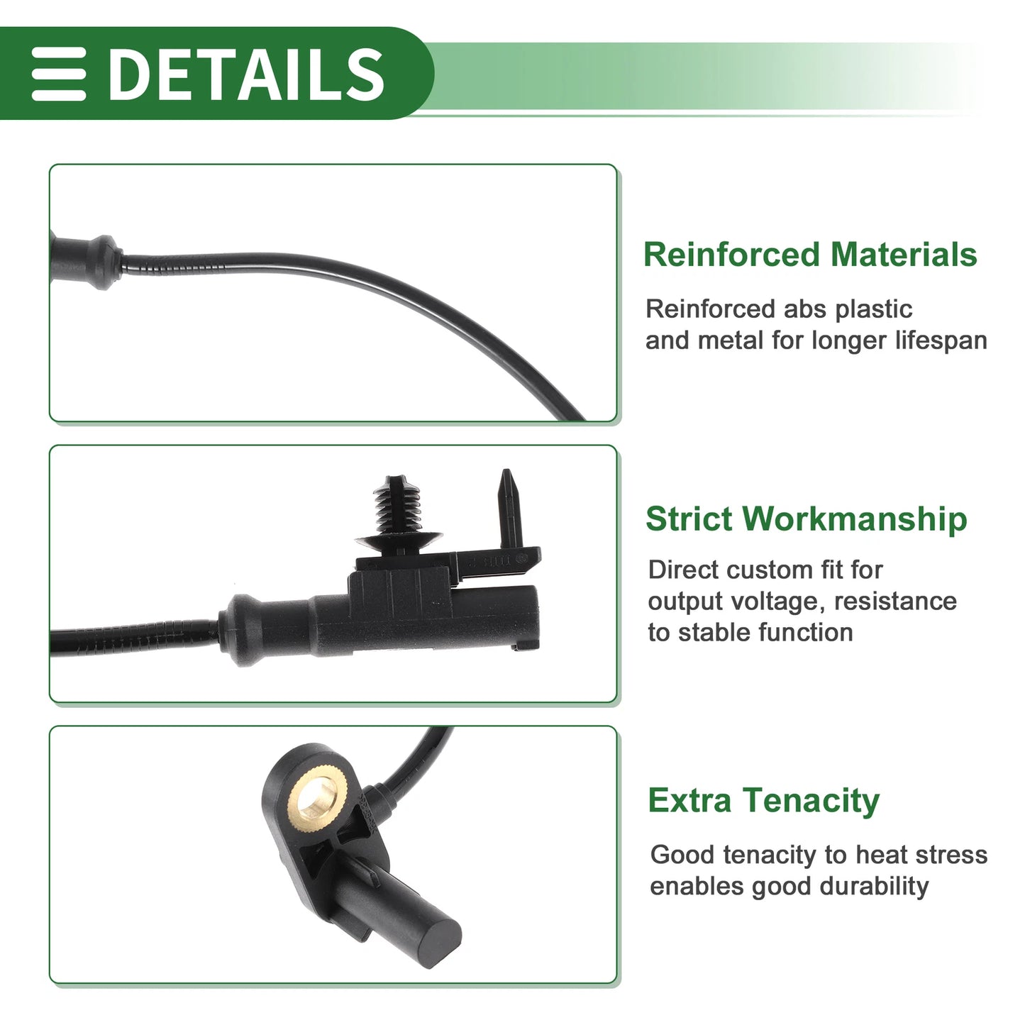 ABS Wheel Speed Sensor for Nissan Cube (2012-2014) Rear Left