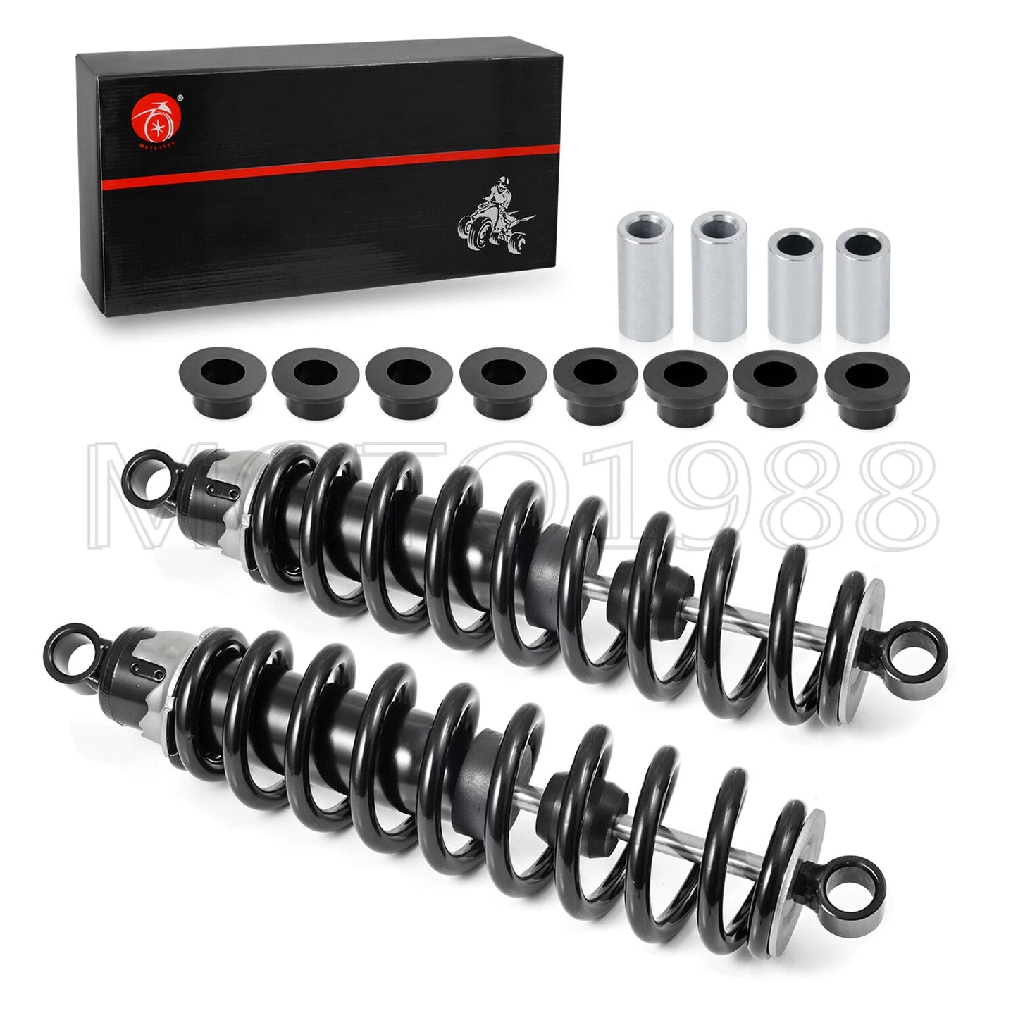 2 x Rear Shocks for Polaris Ranger 500 700 XP/Crew (2005–2014)