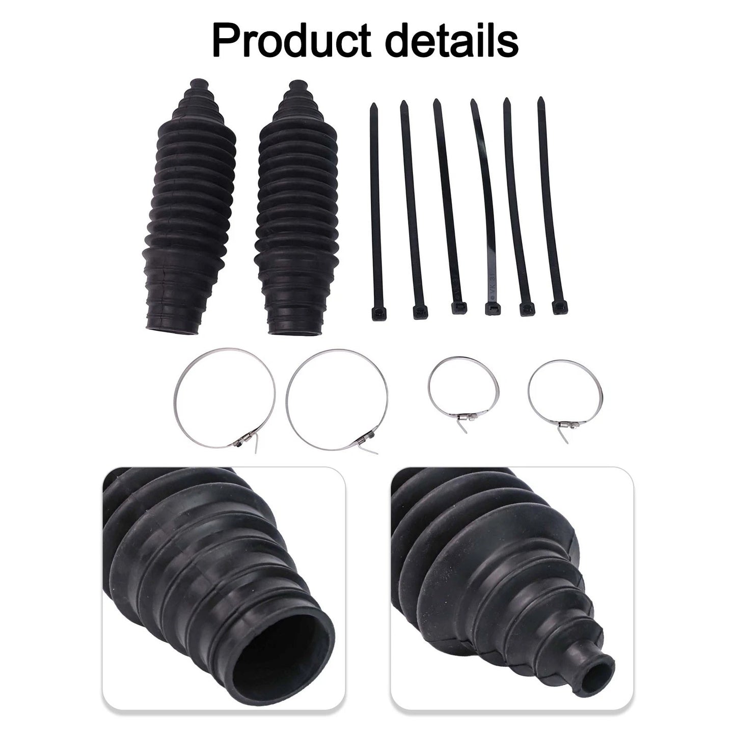 Inner Tie Rod Boot with Silicone Boots and Accessories
