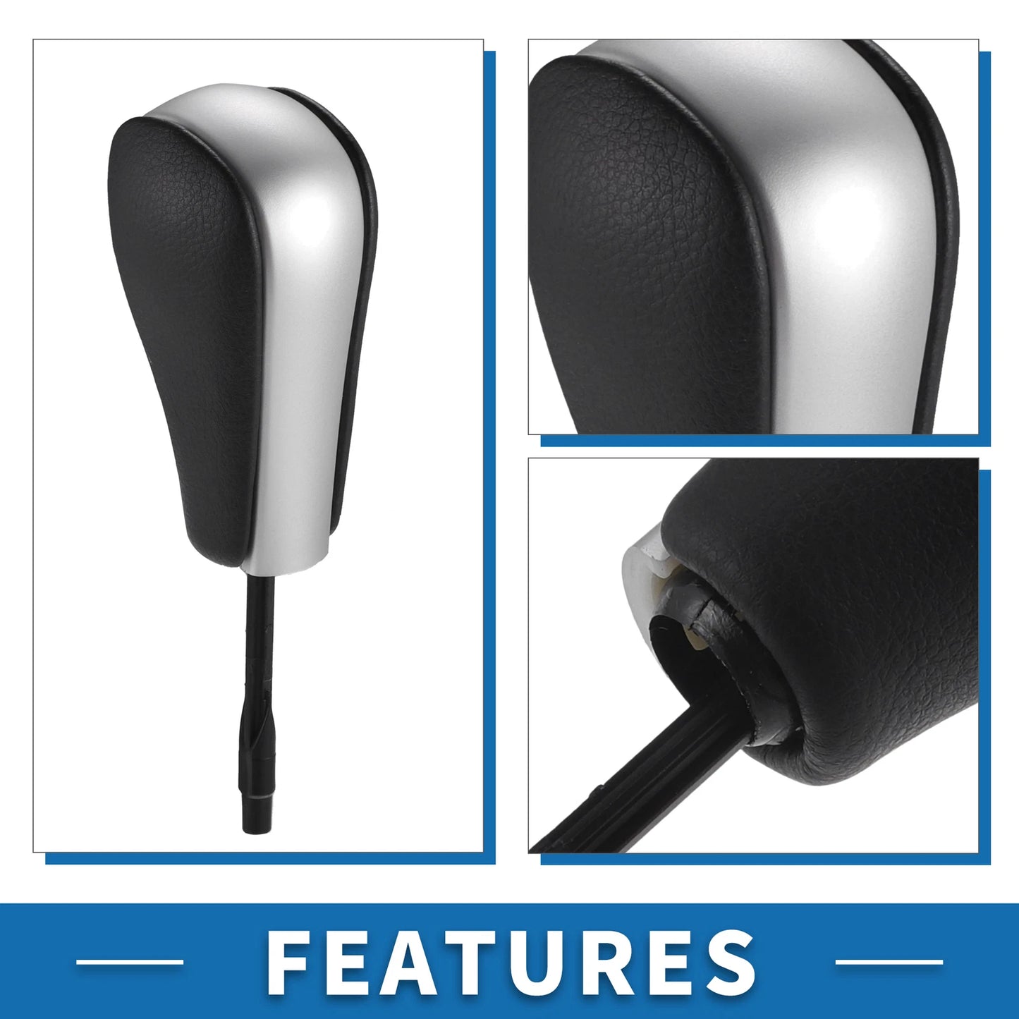 Faux Leather Gear Shifter Knob for BMW 1 Series E81 (2006-2011)
