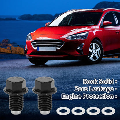 1 Set M12x1.5 Oil Drain Plug with Gasket for Car Motorcycle
