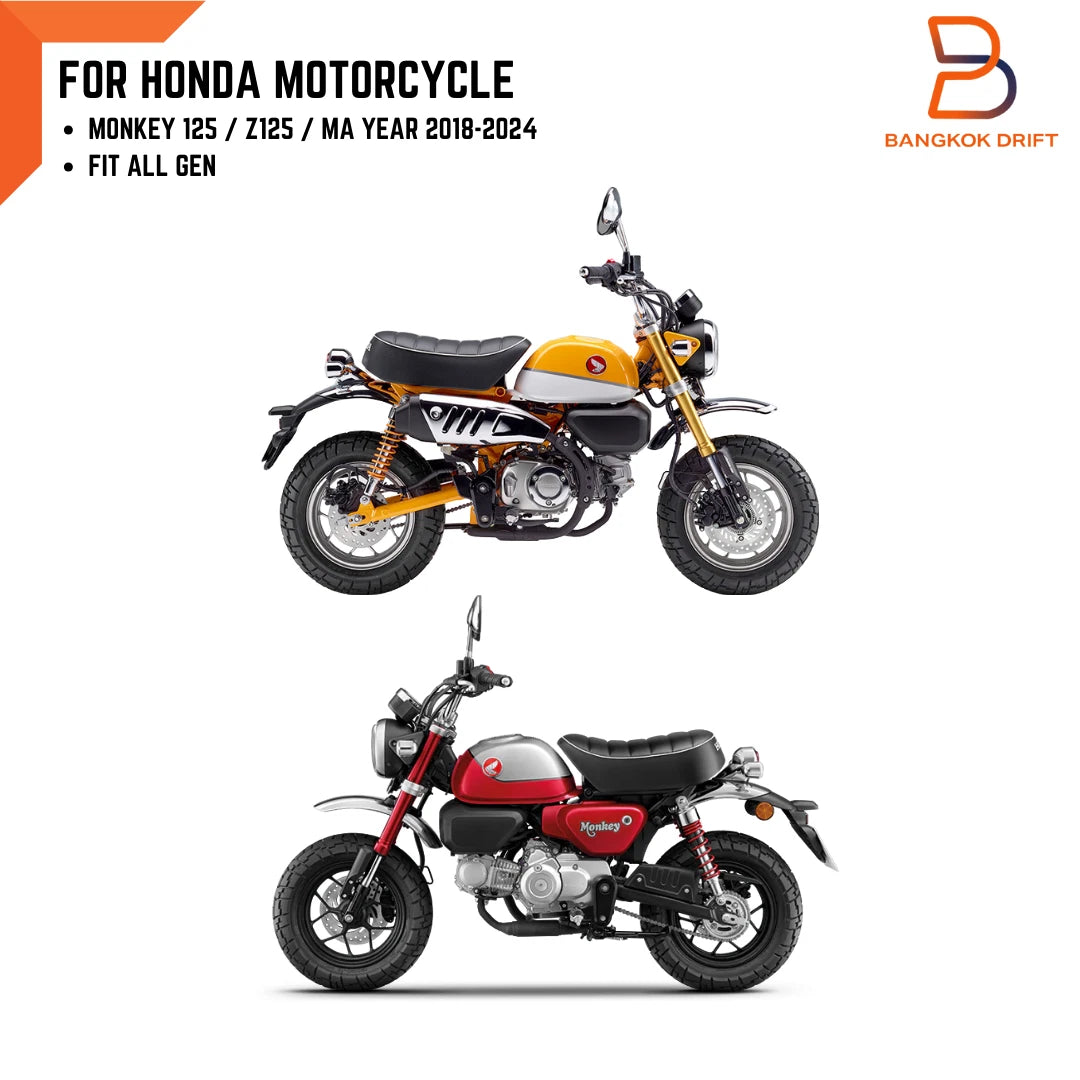 CNC Aluminium Red Side Frame Cap for Honda Monkey 125 Z125 (2018-2024)
