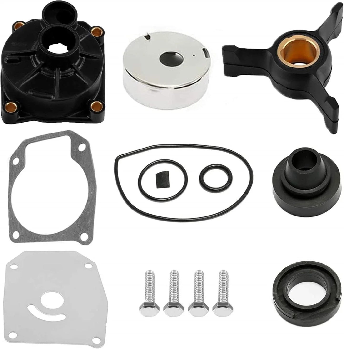 Water Pump Impeller Rebuild Kit for Johnson Evinrude 35-50 HP Models