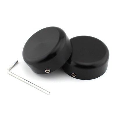 Black Front Fork Cover Caps for Harley Sportster S 1250 RH1250 (2021-2023)