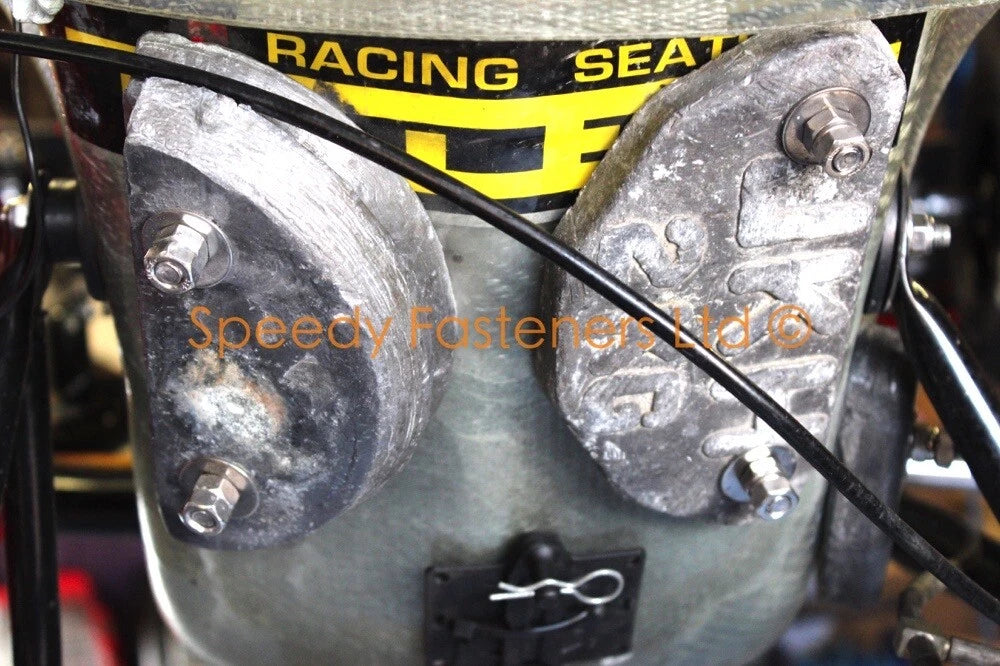 Kart trolley bolts washers nuts for attaching cable weight fasteners