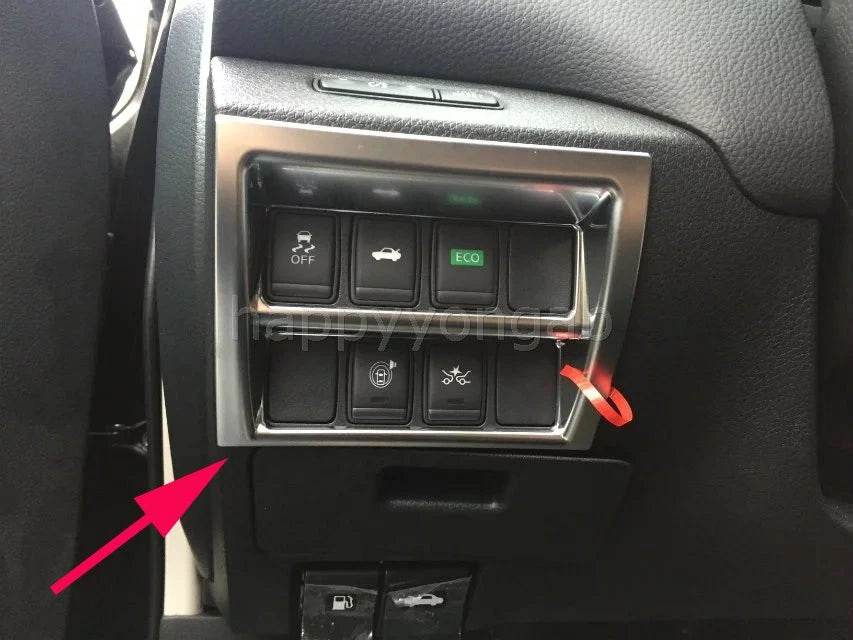 Headlight Control Frame Button Cover Trim for Nissan Altima (2016-2018)