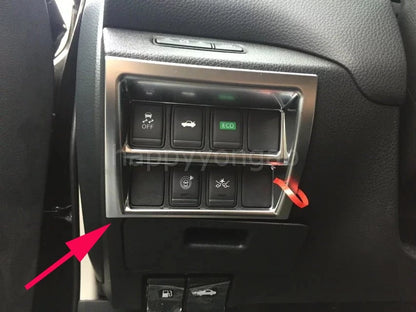 Headlight Control Frame Button Cover Trim for Nissan Altima (2016-2018)