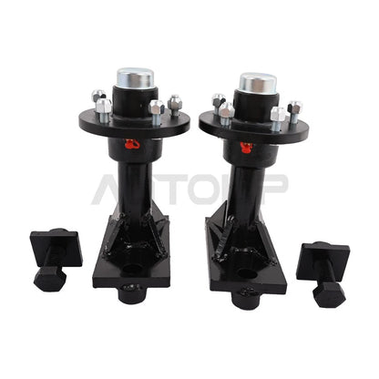 5x 4.5 Lug Superior Shipping Container Wheels Bolt-on Spindle
