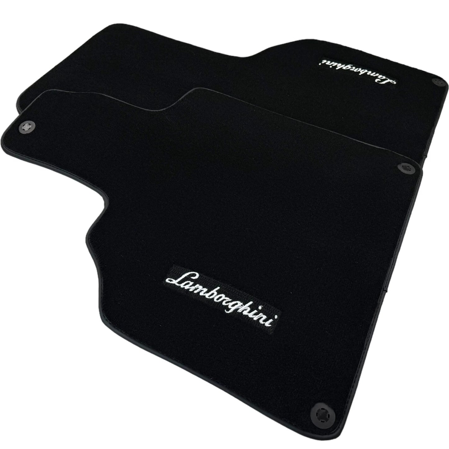 Lamborghini Gallardo Black Tailored Floor Mats with Logo (2004-2013)