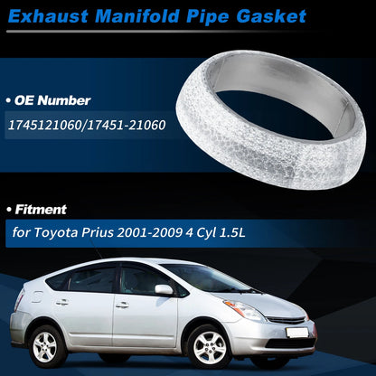Exhaust Pipe Donut Gasket for Toyota Prius 2001-2009 (2001-2009)