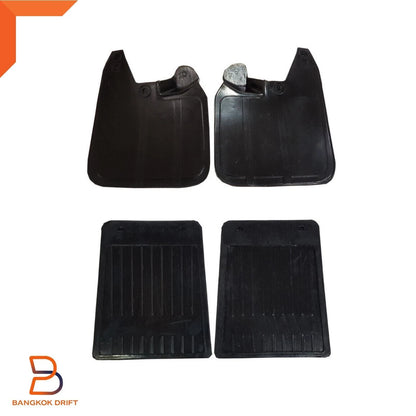 Black Rubber Mud Flaps for 2WD Toyota Hilux (1988-1996)