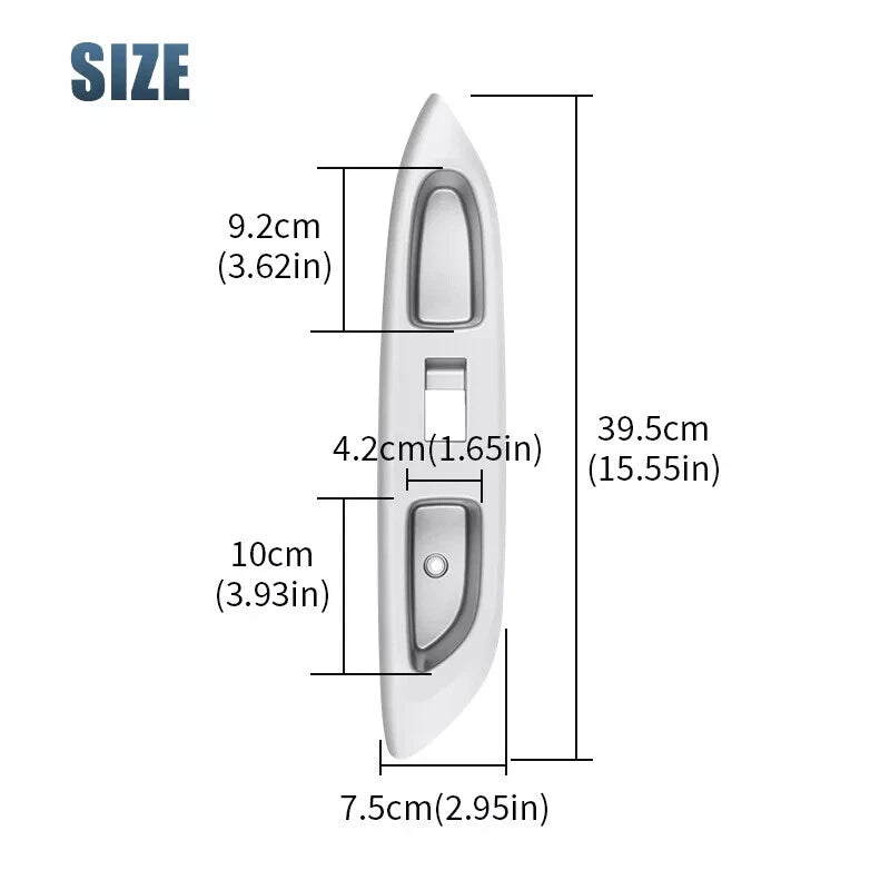 Driver Side Window Upper Switch Panel Cover for Toyota Yaris (2007-2010)