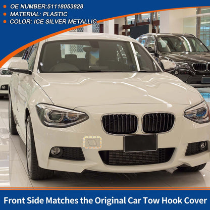 Tow Hook Cover for BMW 114i Ice Silver (2012-2014)