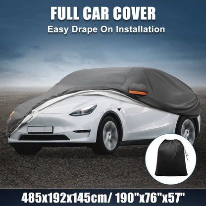 Waterproof 210T Polyester Car Cover for Tesla Model Y (2020-2023)