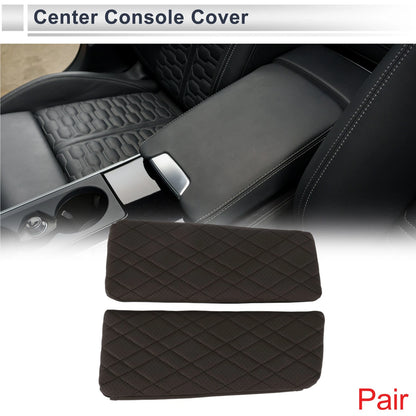 Center Console Cover for BMW 7 Series (2016-2022) - Deep Brown