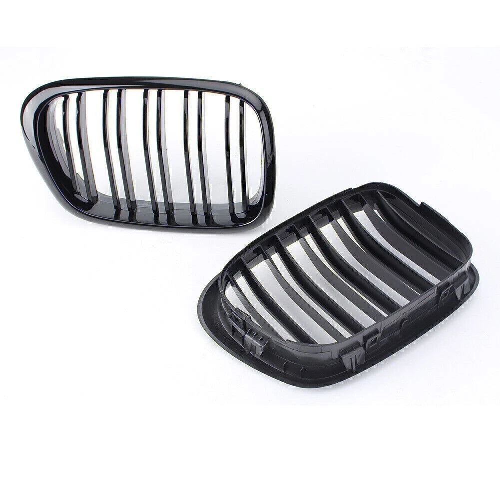 Black Front Upper Bumper Mesh Grille for BMW 5 Series E39 (1995-2004)