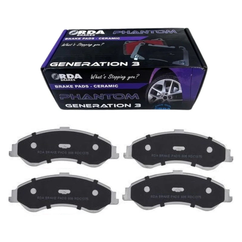 Front RDA Ceramic Brake Pad Set Ford AU2 AU3 & XR8 (1999-2002)