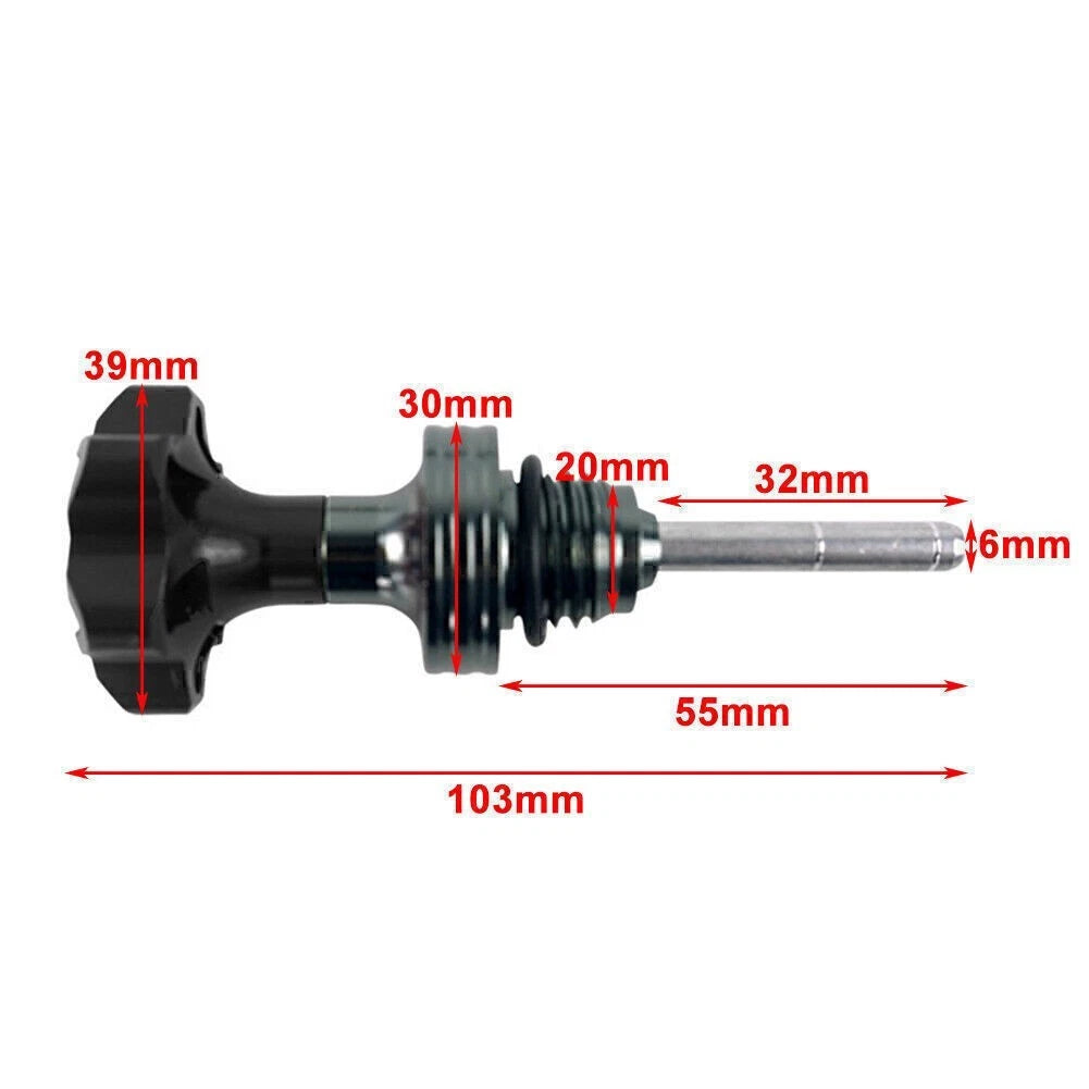 Aluminum Engine Oil Dipstick for 125CC ATV Pit Dirt Bike RED