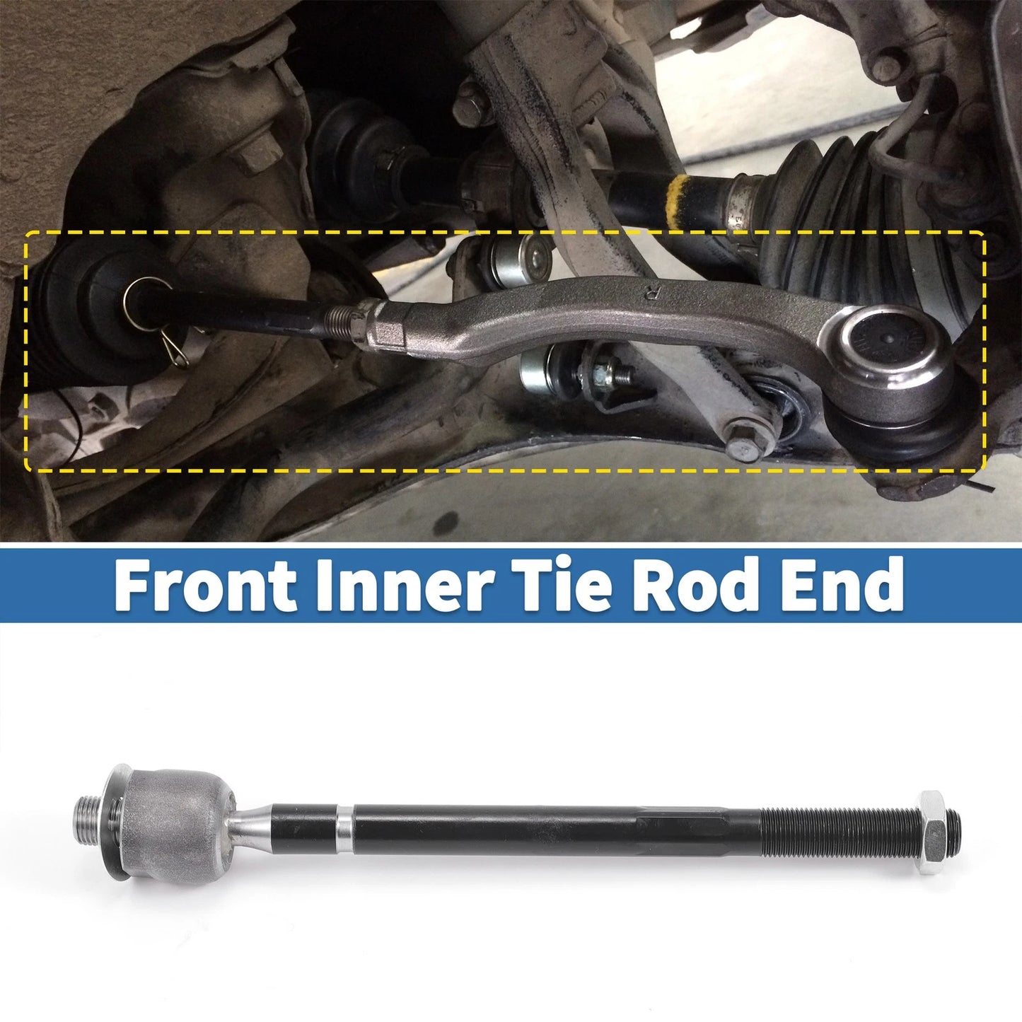Front Inner Tie Rod End Links for Nissan Pathfinder INFINITI QX60